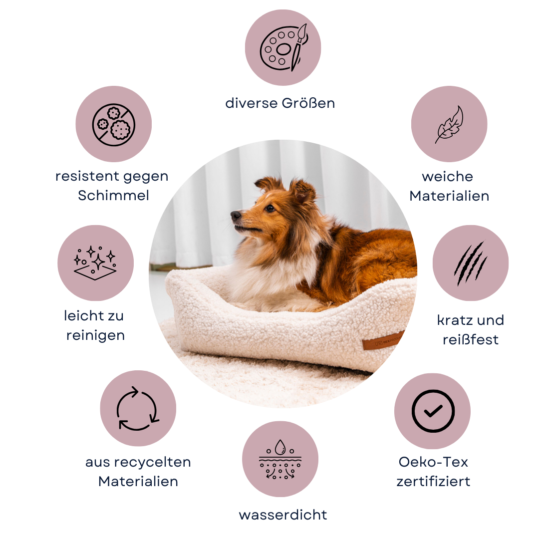 dog bed "Frida Teddy"