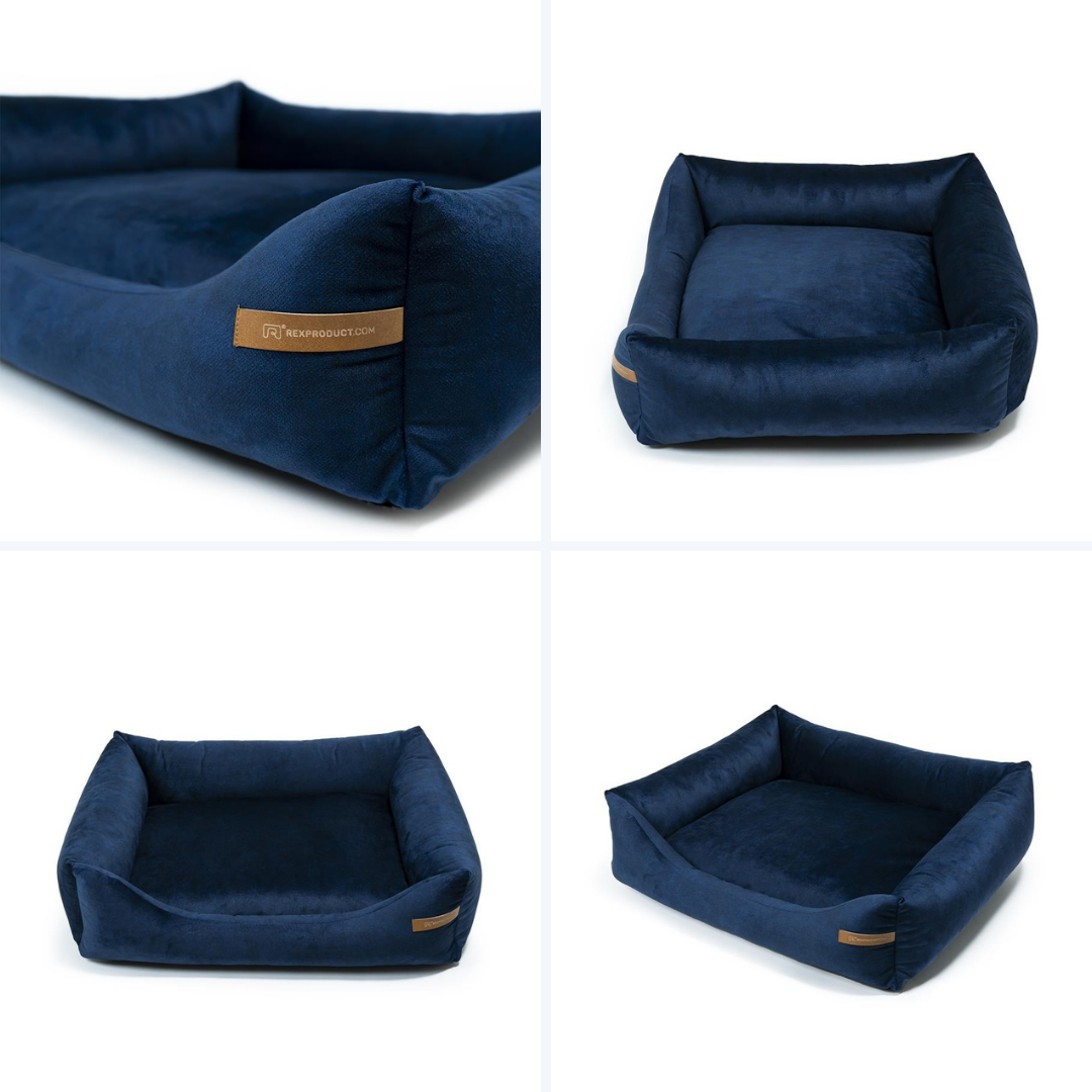 Dog Bed "Otto" Dark Blue